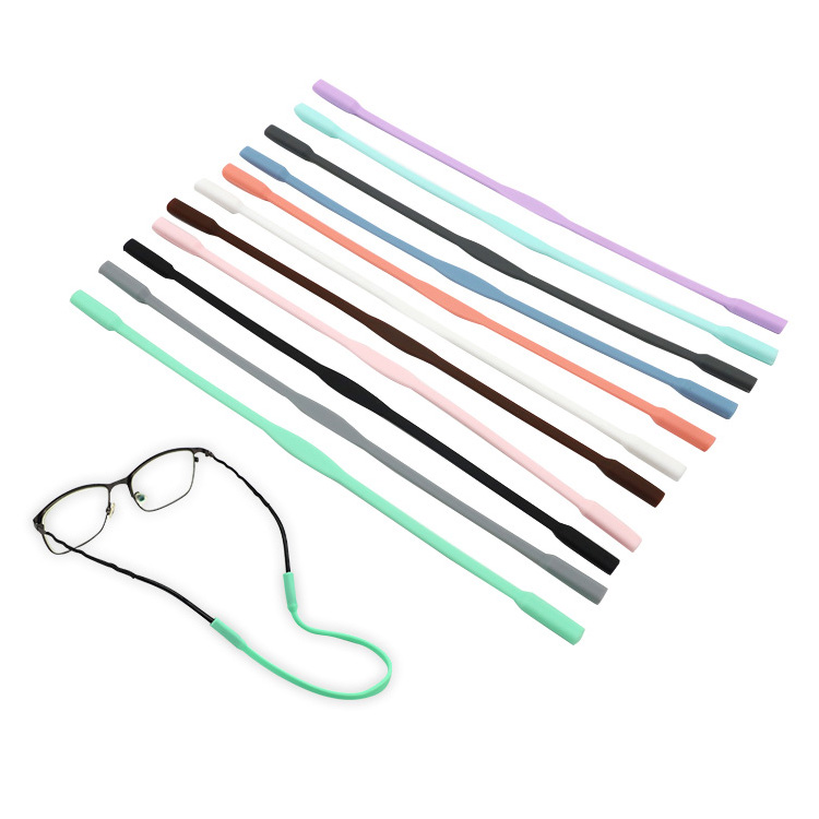 运动硅胶眼镜绳防滑带