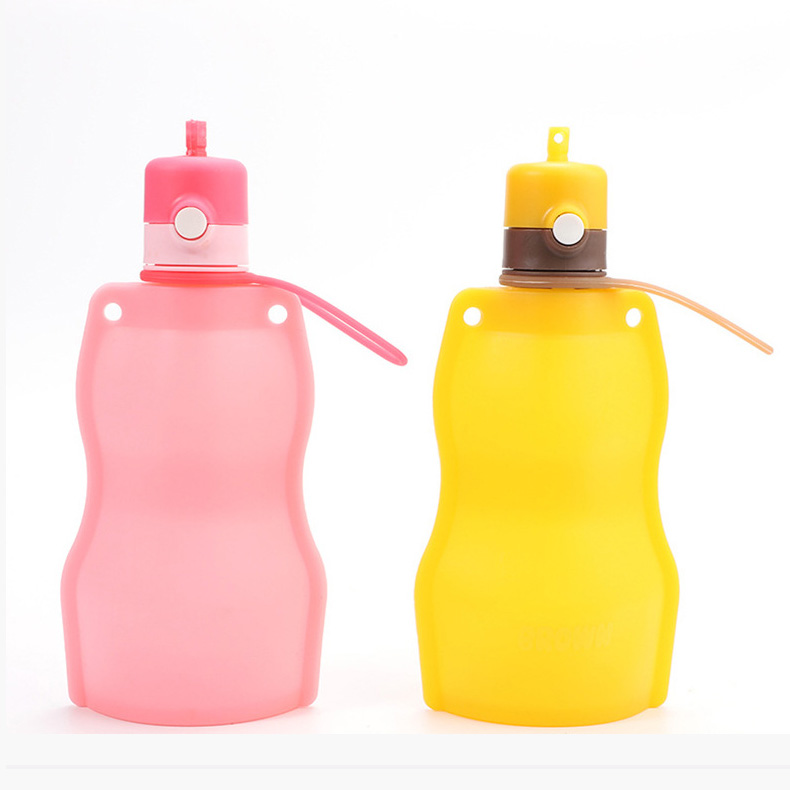 创意硅胶水壶儿童折叠水袋